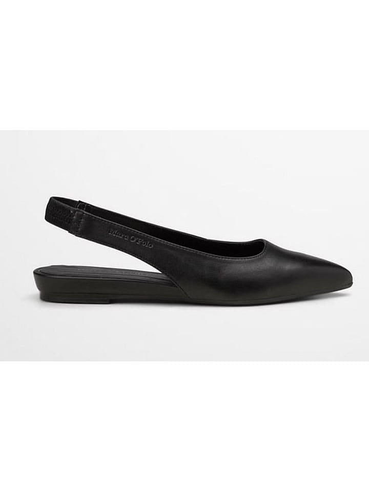 Marc O´Polo Leder-Slingballerinas in Schwarz günstig kaufen