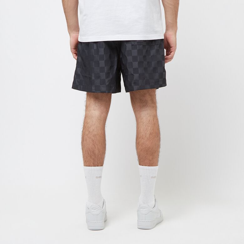 NIKE Club Flow Short Checkers black/white