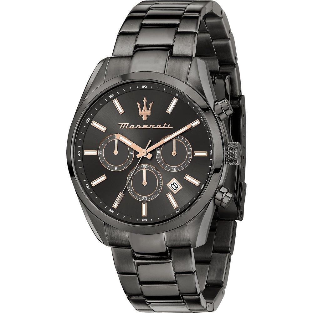 Maserati Montre pour hommes Acier inoxydable Montre