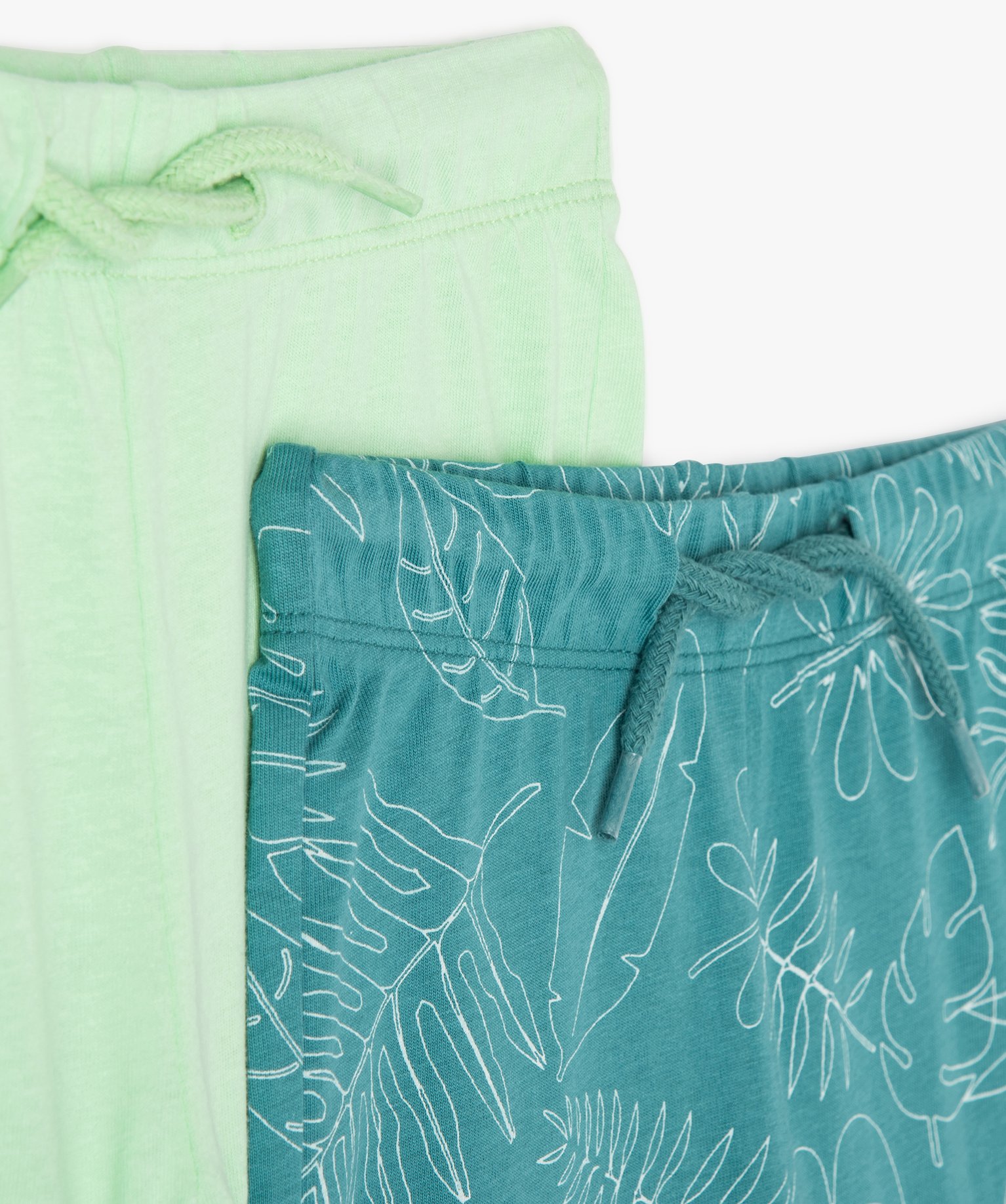 Short bébé Garçon en jersey à taille élastiquée (lot d... vert | GEMO