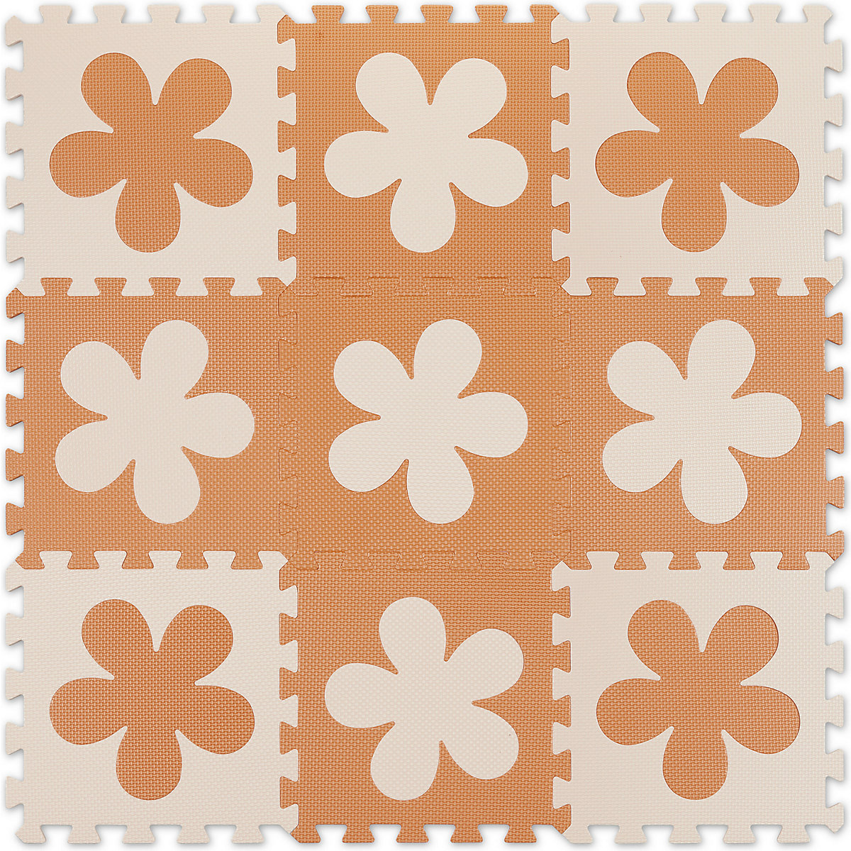 Puzzlematte Blumenmuster