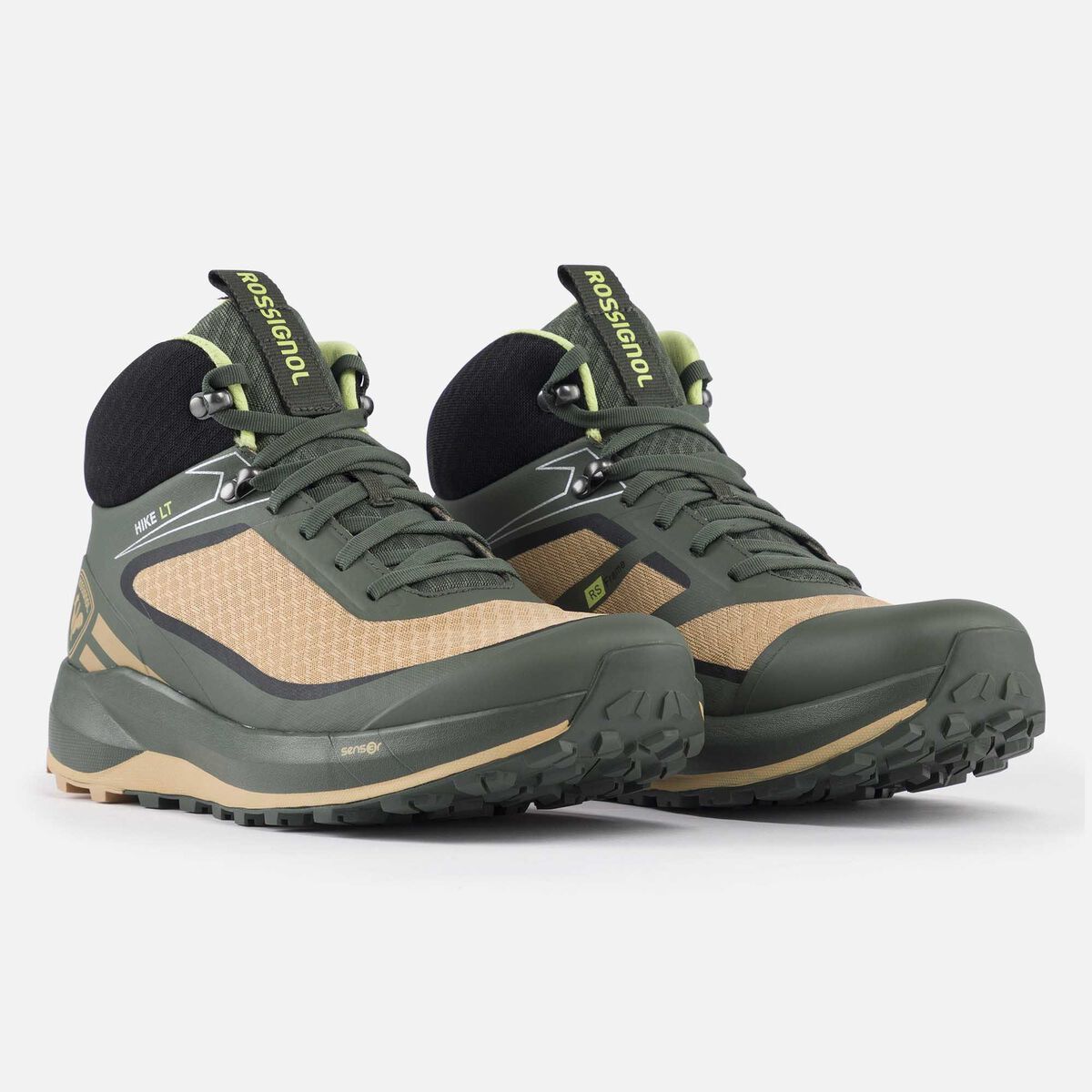 Leichte Wanderschuhe für Herren Grün
