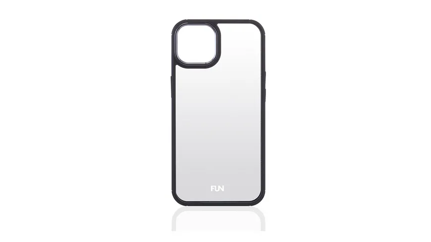 FUN CAMERA PROTECT COVER CLEAR Black für Apple iPhone 12/ 12 Pro