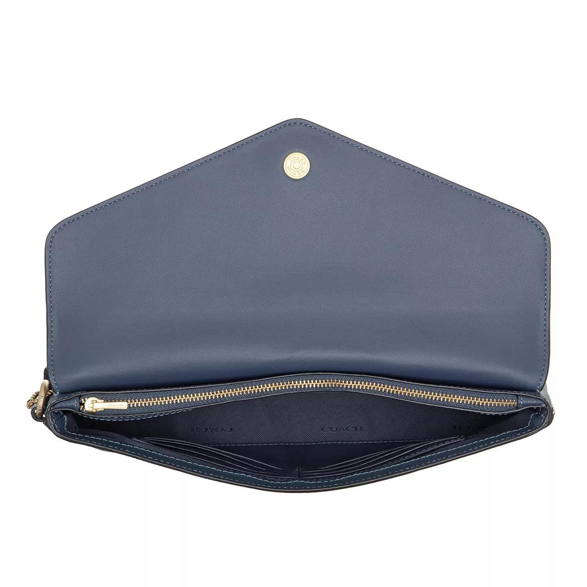 COACH Handtaschen blau Clutch