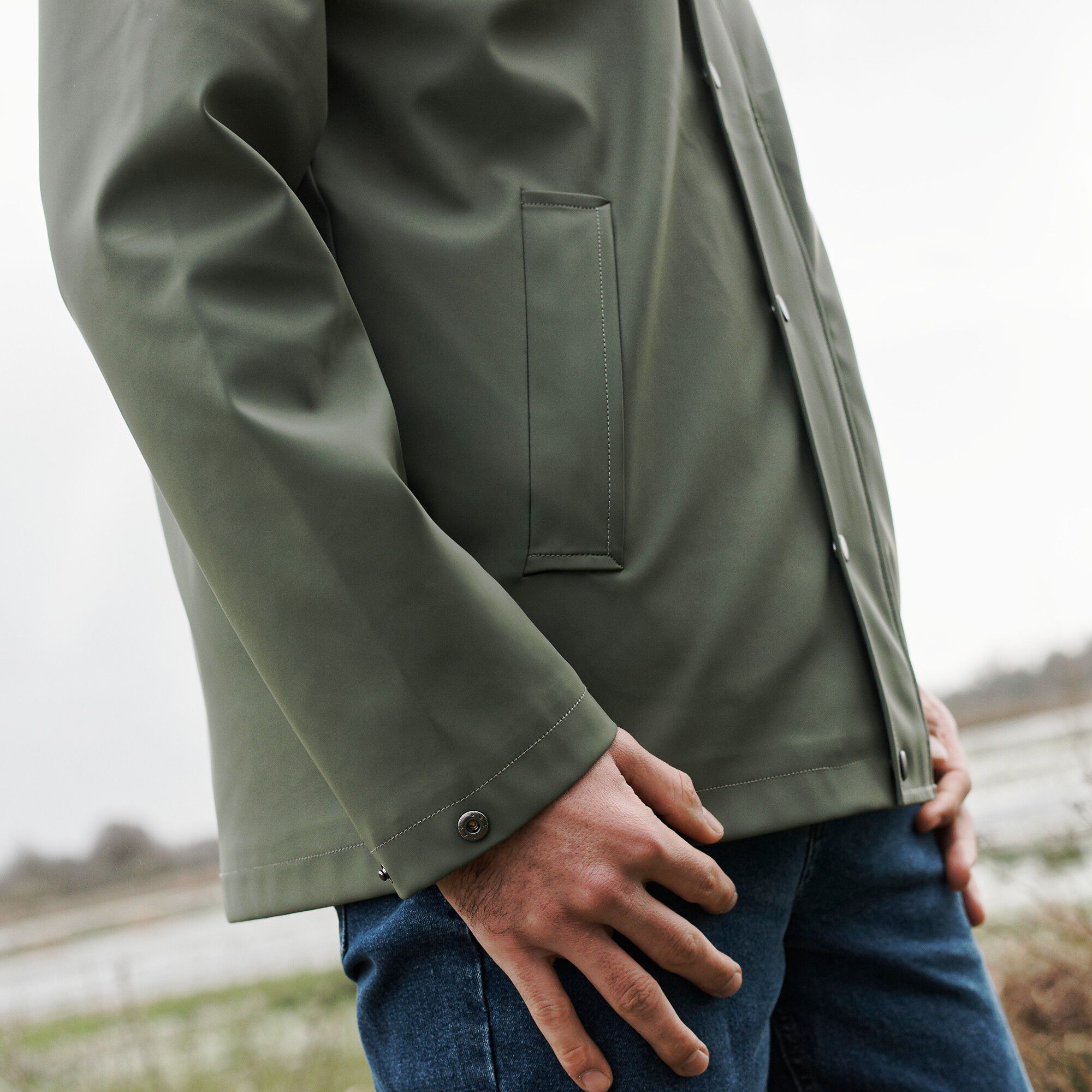 Ciré imperméable en polyester recyclé(**)