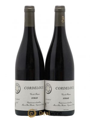 Vin de France Syrah Cordeloux Marie et Pierre Bénetière (Domaine)  2015 - Lot de 2 Bouteilles