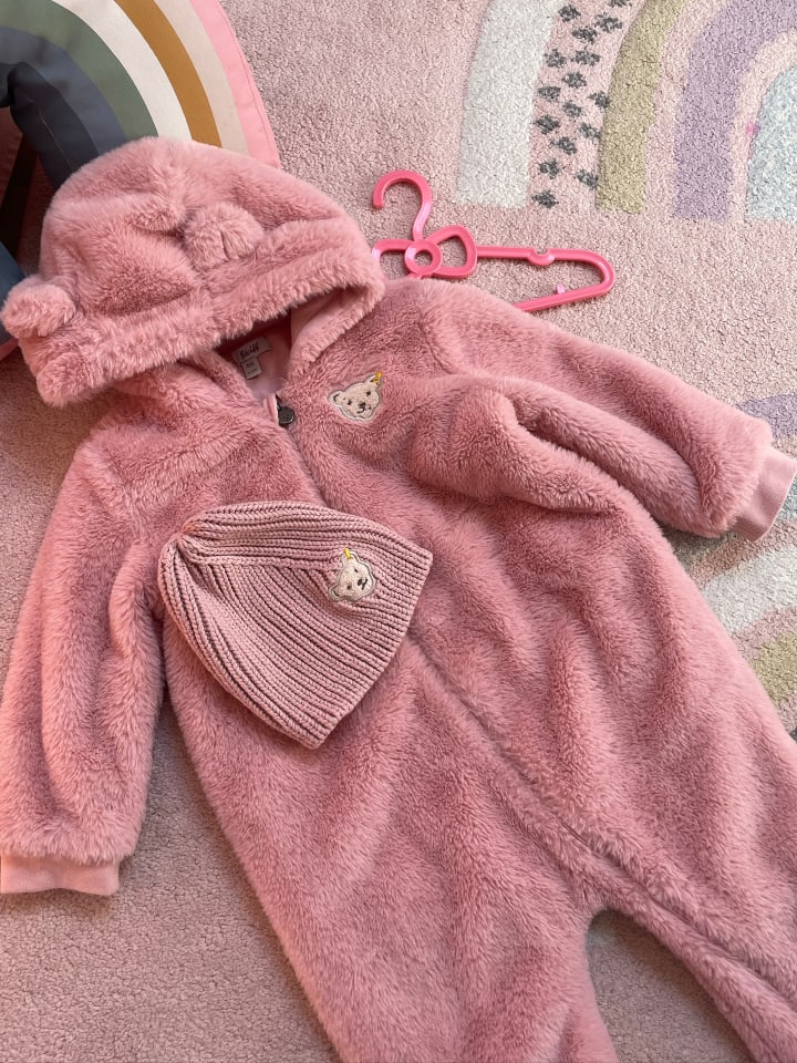 Steiff Overall in Rosa günstig kaufen 86