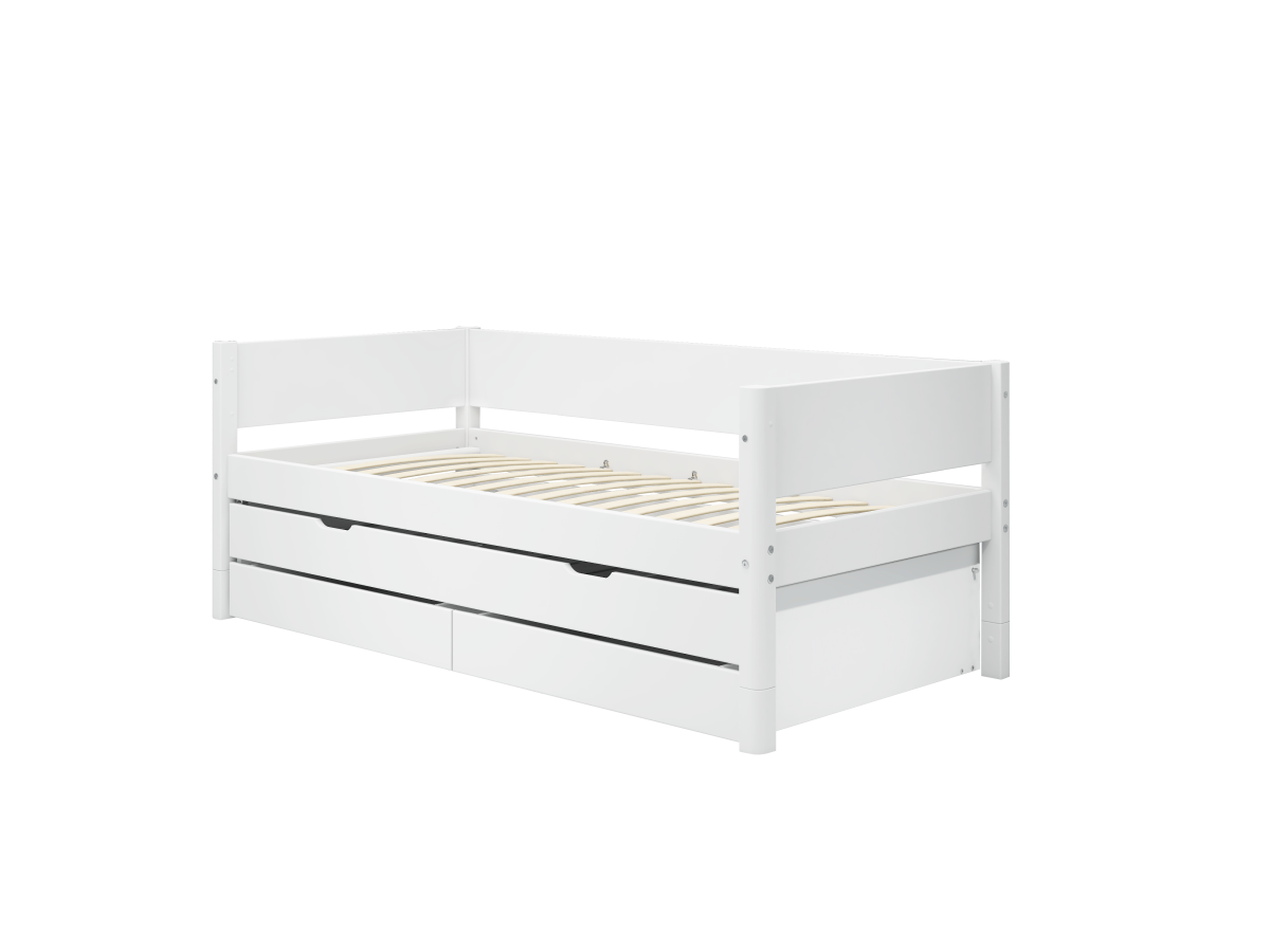 Flexa Einzelbett Duoliege White 90 x 200 cm