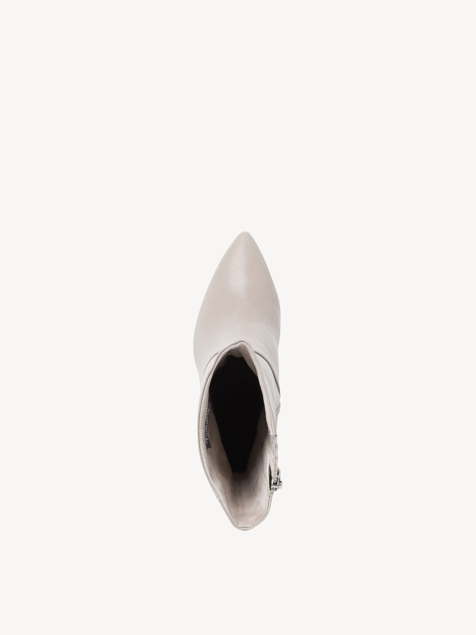Bottine en cuir - gris