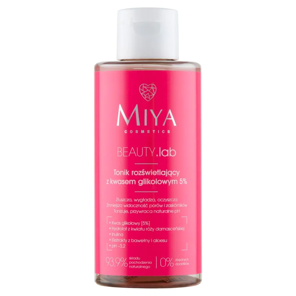 Miya Beauty.Lab Φωτιστική Τονωτική Λοσιόν με Γλυκολικό Οξύ 5%