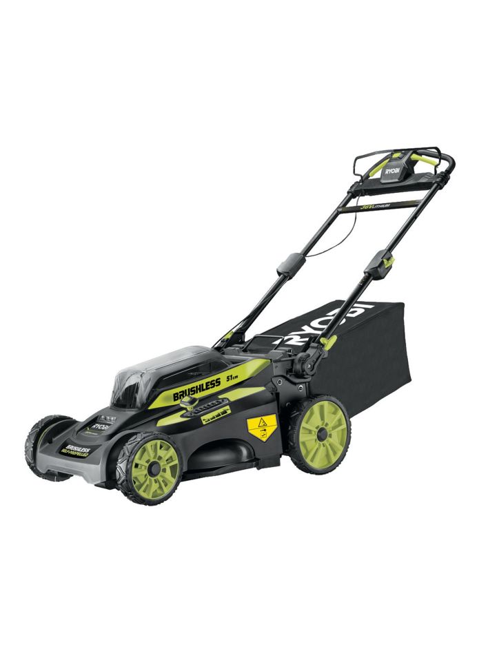 Ryobi 5133004589 RY36LMX51A-160 36V Børsteløs 51cm Græsslåmaskine + Batteri (1x 6,0Ah) 5133004589