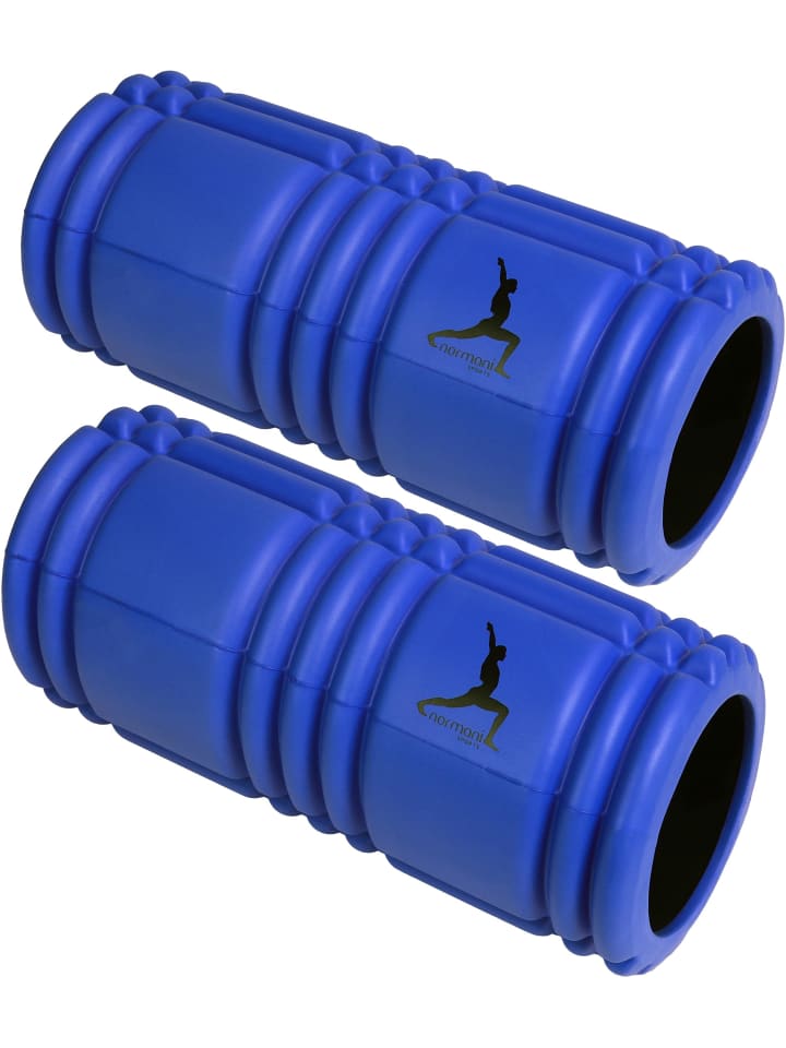 Normani Outdoor Sports 2 x Faszienrolle - Sportrolle Massageroller in Blau günstig kaufen onesize