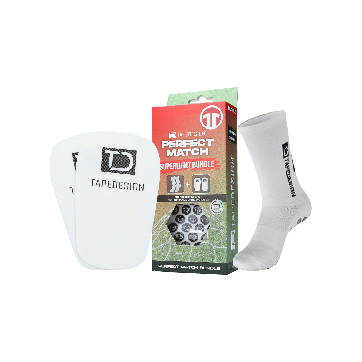 Tapedesign Perfect Match Superlight Bundle Socken Weiss