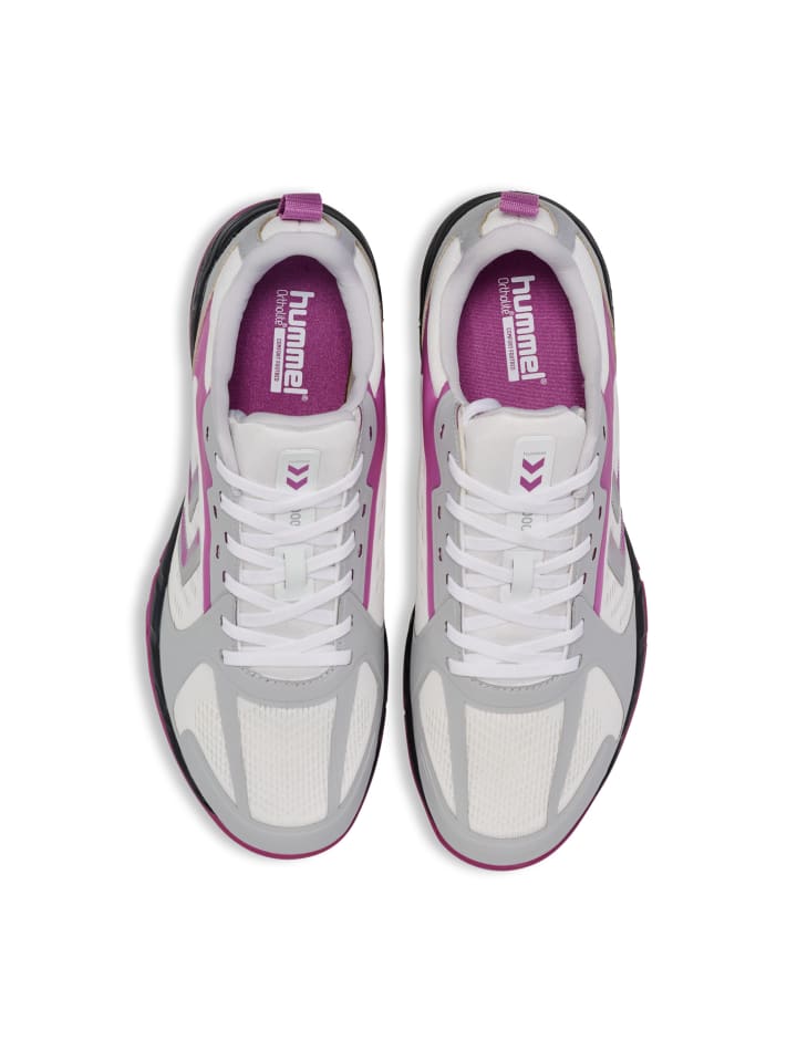 Hummel Hummel Hallenschuh Speed Court Erwachsene in BRIGHT WHITE/CATTLEYA ORCHID günstig kaufen