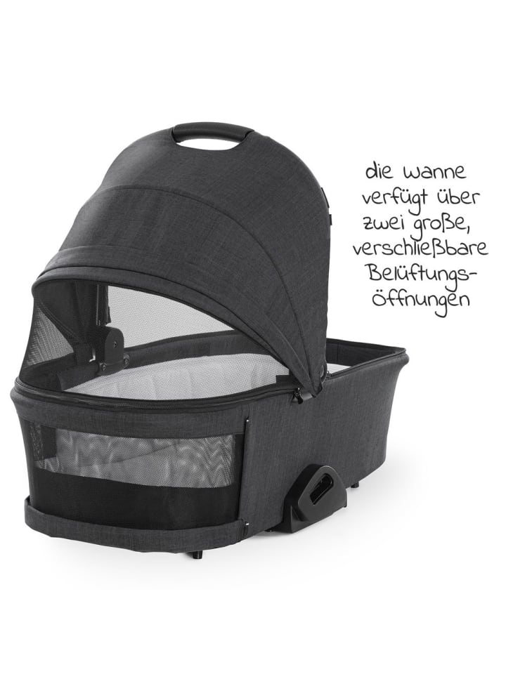 Hauck Kombi-Kinderwagen Vision X Duoset Black (Sportwagen in schwarz,grau günstig kaufen onesize