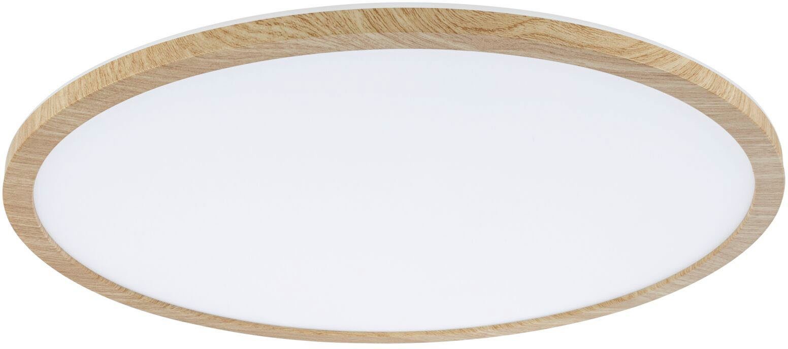 Paulmann LED Panel Atria Shine 22W 4000K 420mm Eiche Kunststoff IP44, LED fest integriert, Neutralweiß, Hintergrundbeleuchtung