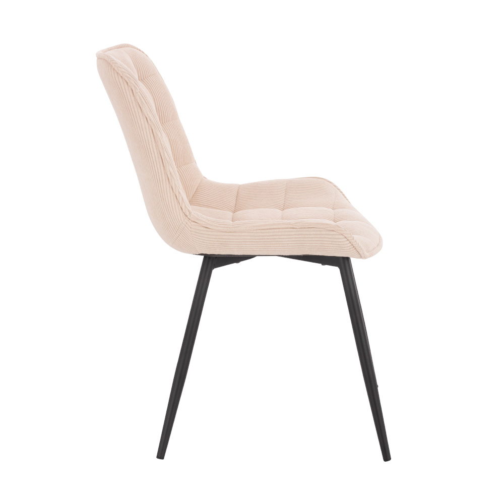 Home Deluxe HOME DELUXE Polsterstuhl Esszimmer 2er Set IKALO – Creme