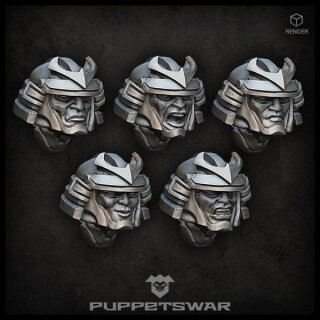 Samurai Heads (5)