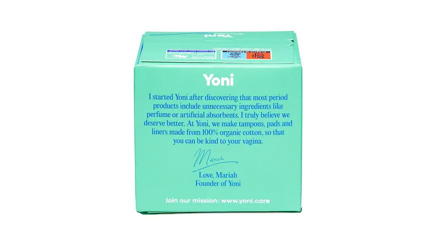 YONI Slipeinlagen normal 100% Bio Baumwolle