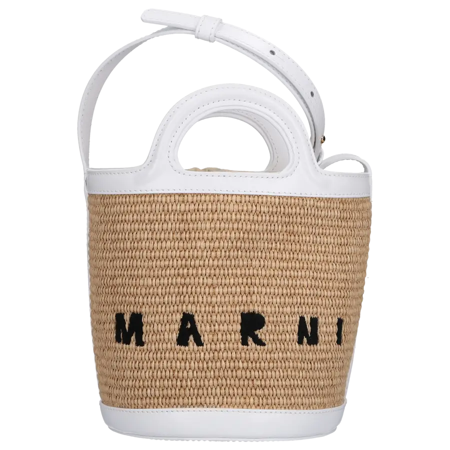 Marni - Shopper TROPICALIA Kalbsleder - schwarz