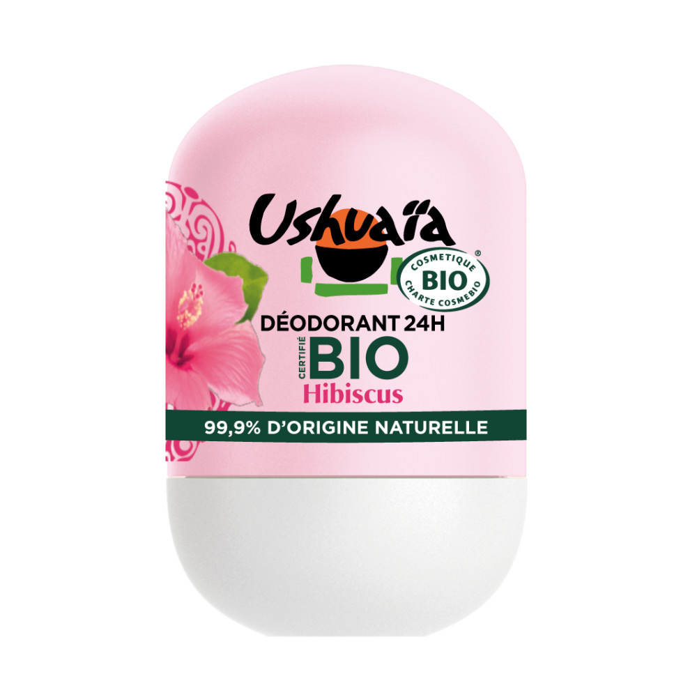 ushuaïa Ushuaia Bio Déodorant Bille Certrifié Bio Hibiscus 24h