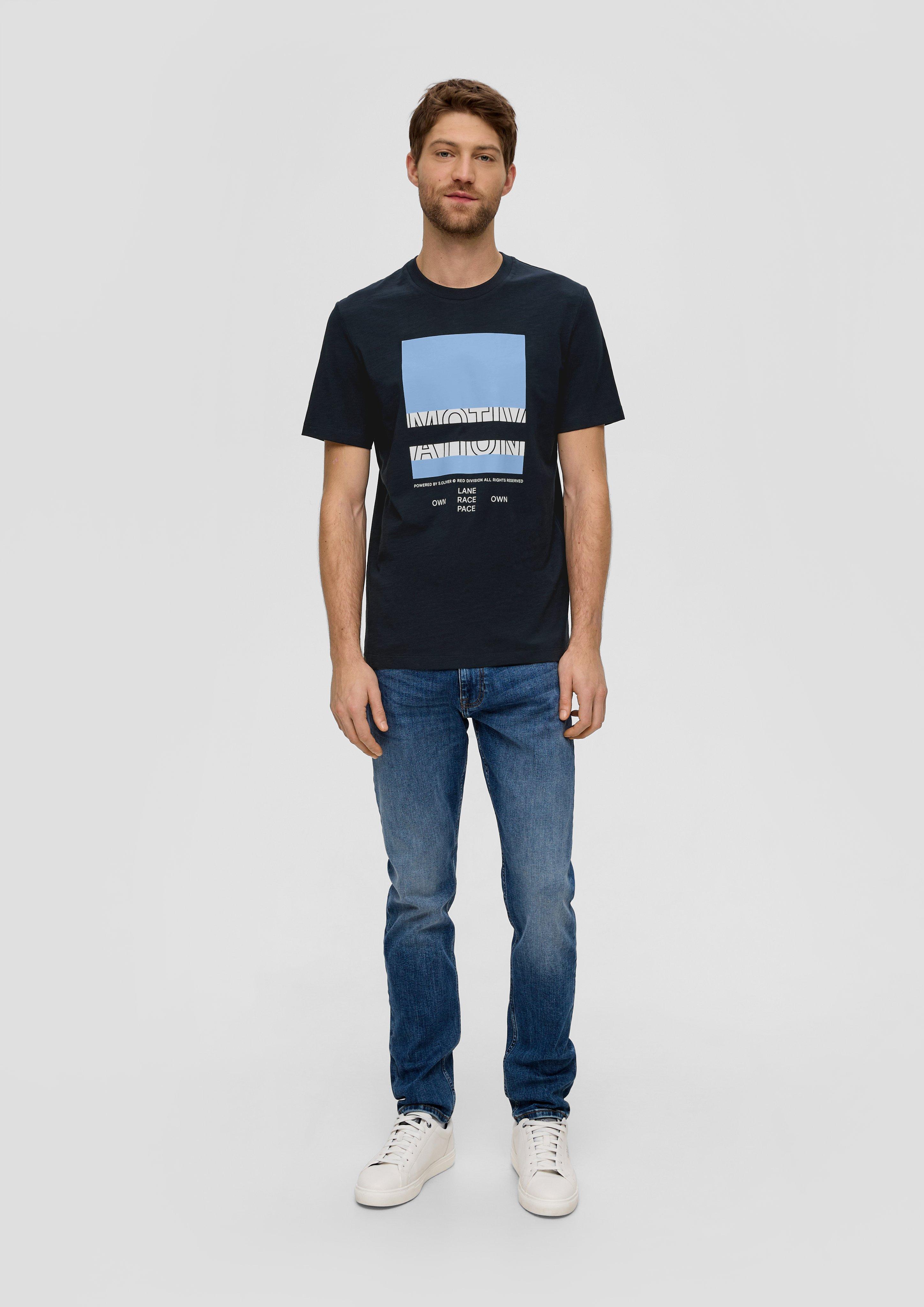 T-Shirt mit Frontprint  2141466-59D1