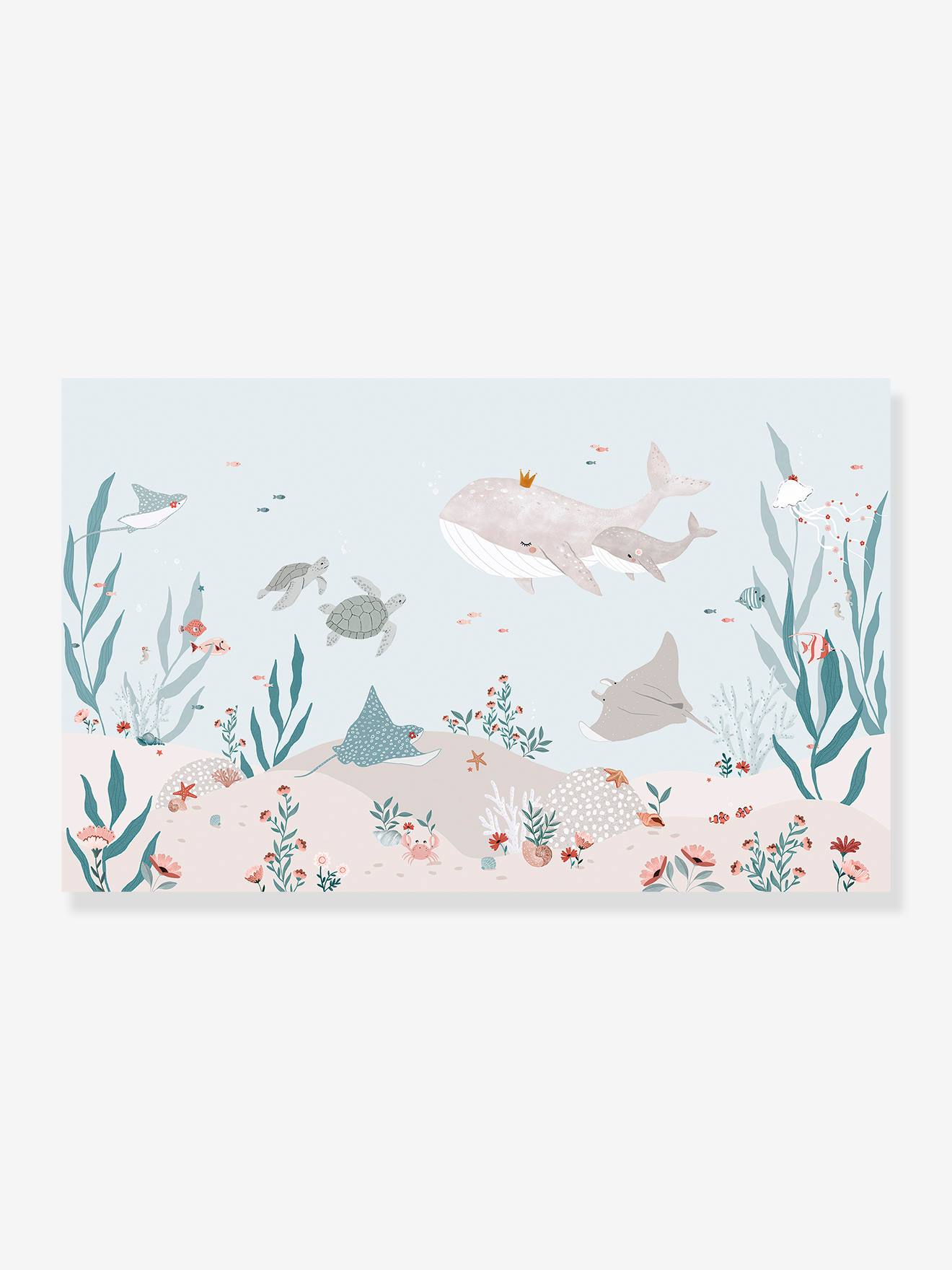 Lilipinso Kinderzimmer Vliestapete DREAMY SEABED LILIPINSO - blau