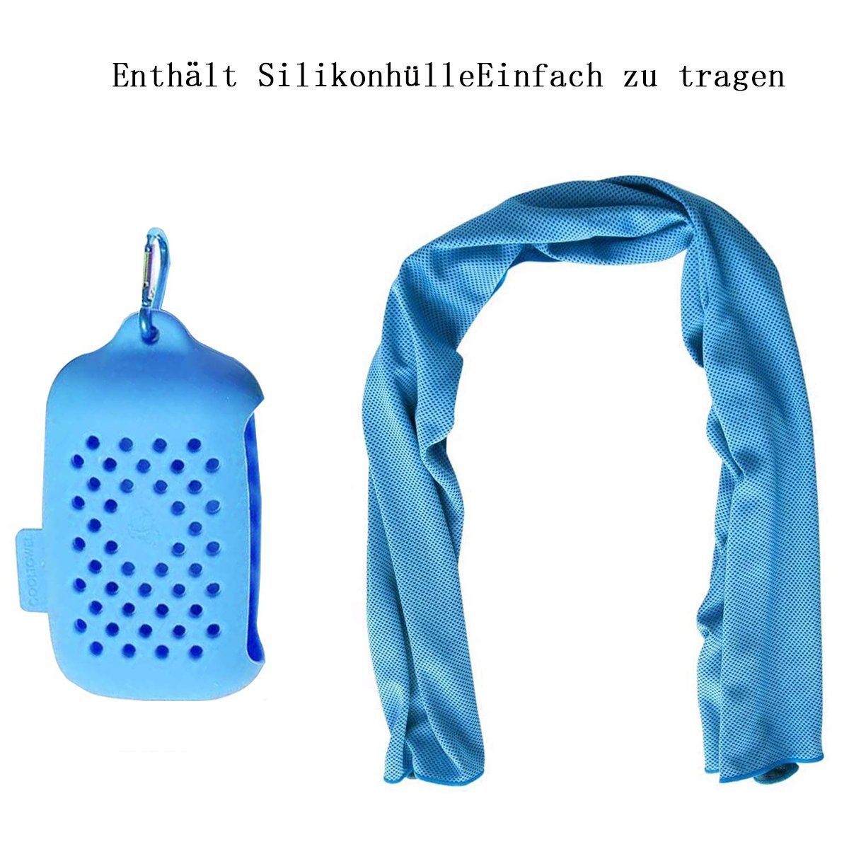FeelGlad Sporthandtuch Kühltuch, Gym Towel für Fitness Gym Yoga and Outdoor