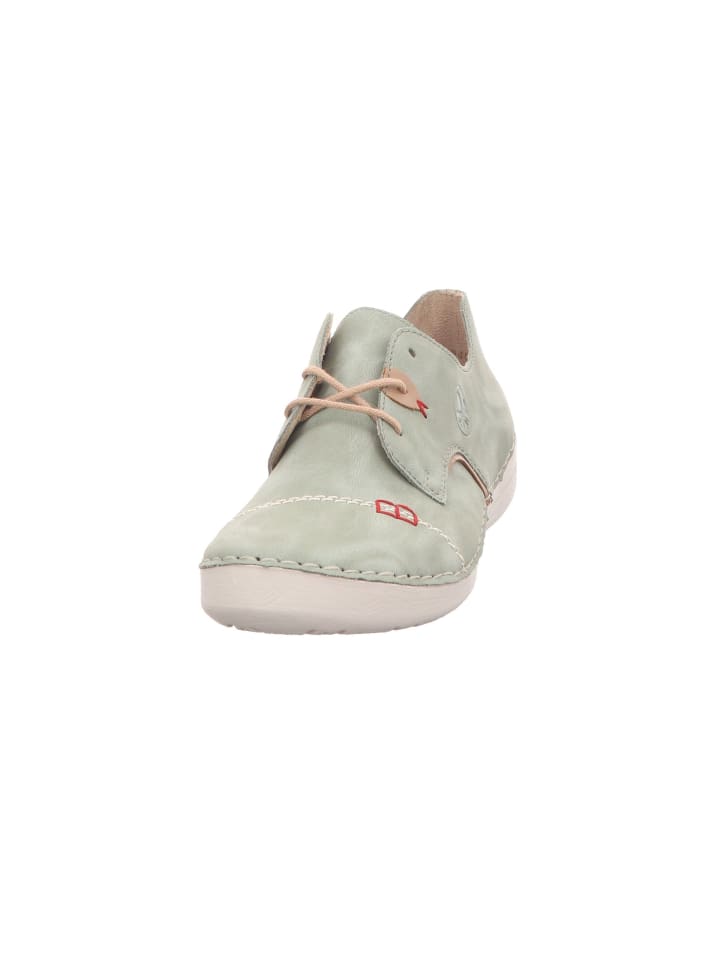rieker Halbschuhe in mint/beige günstig kaufen