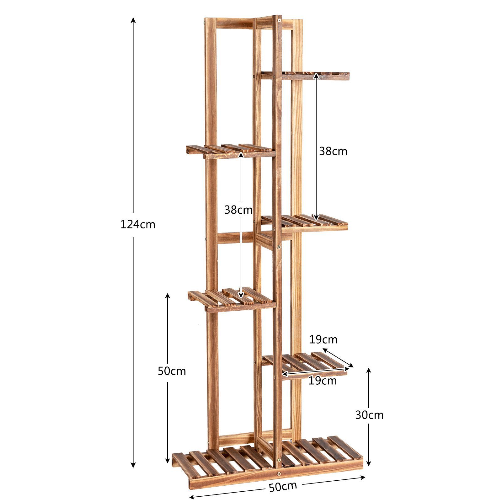 COSTWAY Pflanzentreppe, 6 Ebenen