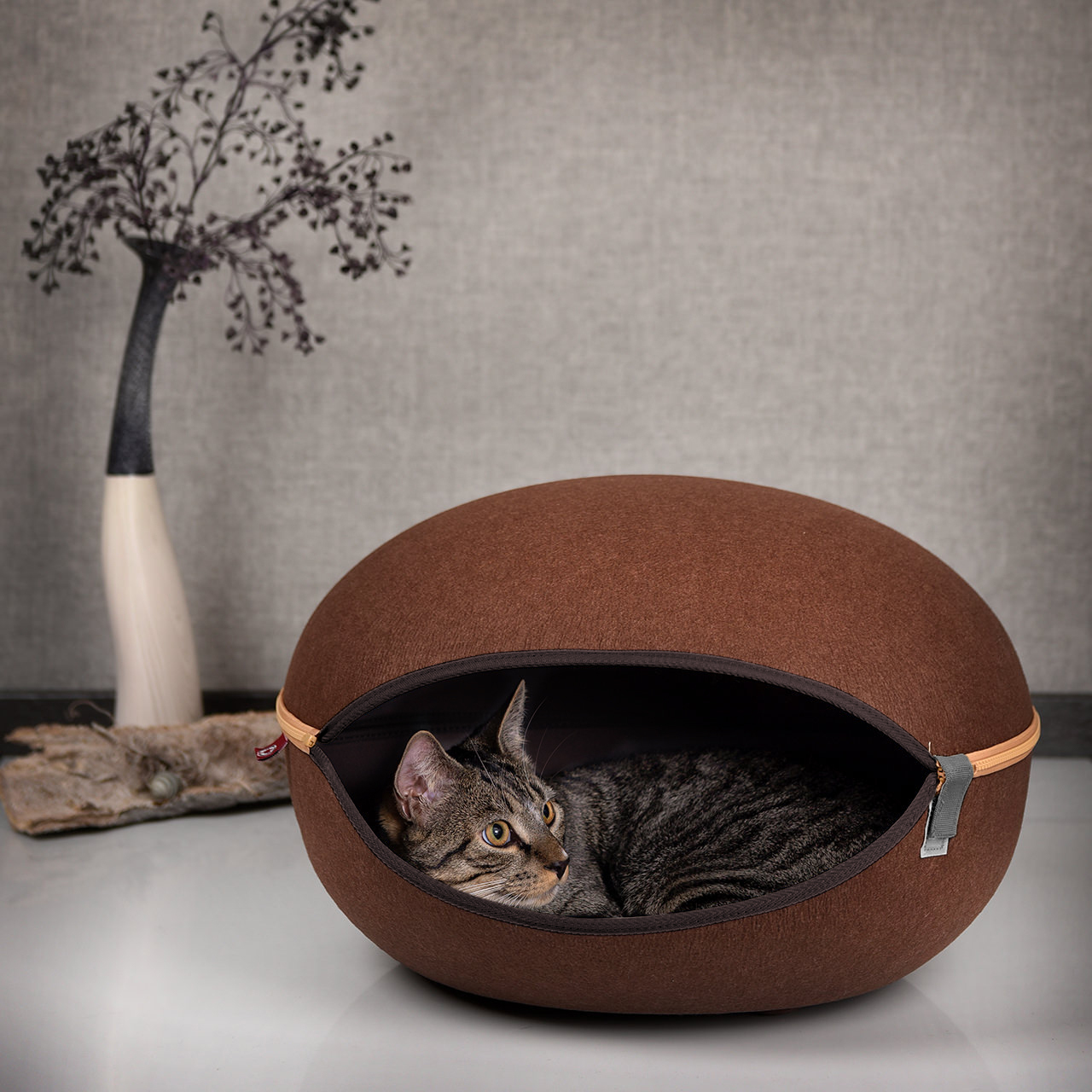 Canadian Cat Company Katzenbetten & Katzensofas Canadian Cat Company Filz Katzennest braun