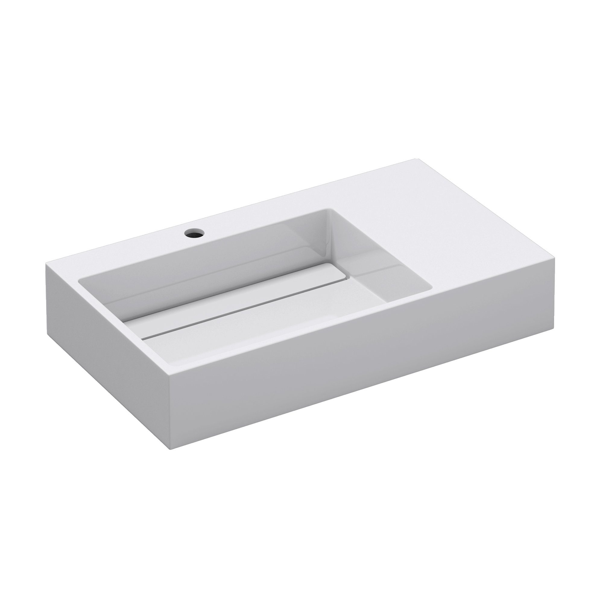 doporro Waschbecken doporro Design Hängewaschbecken Col12 Gussmarmor Aufsatzwaschbecken