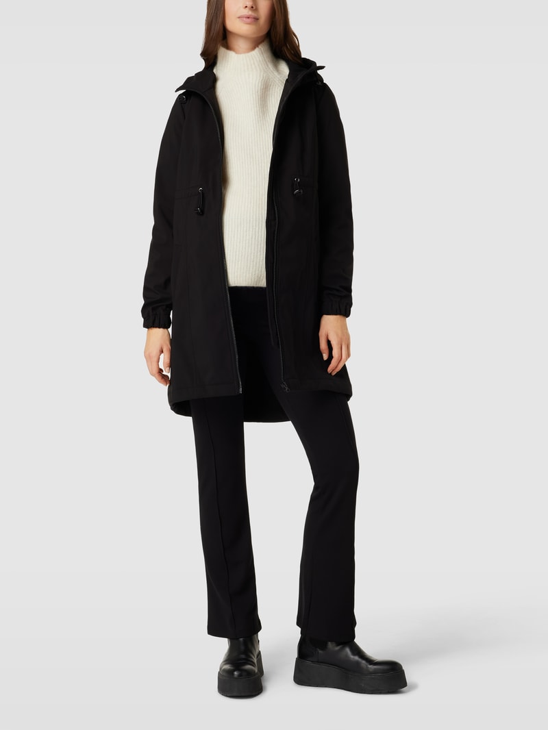 Umstands-Jacke mit Still-Funktion in schwarz