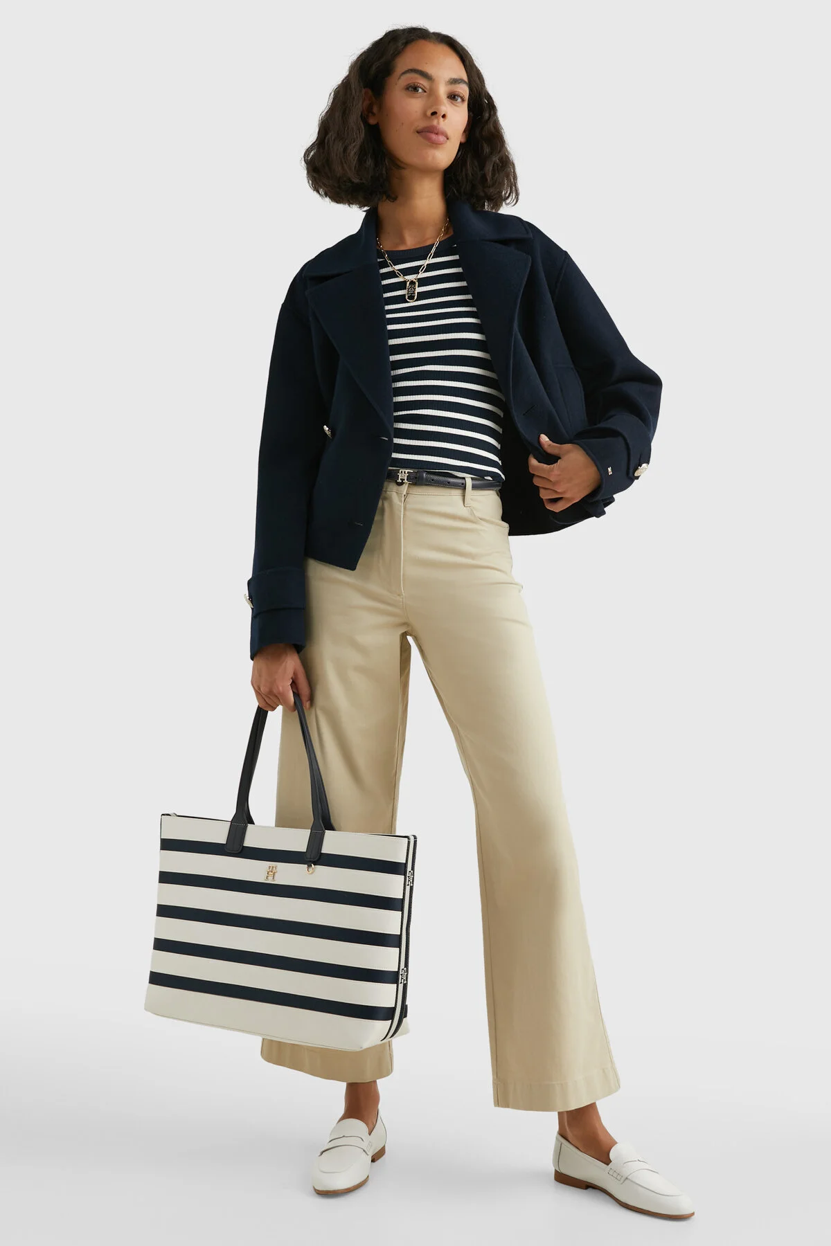 Tommy Hilfiger  Handtasche - Blau - Strukturiert