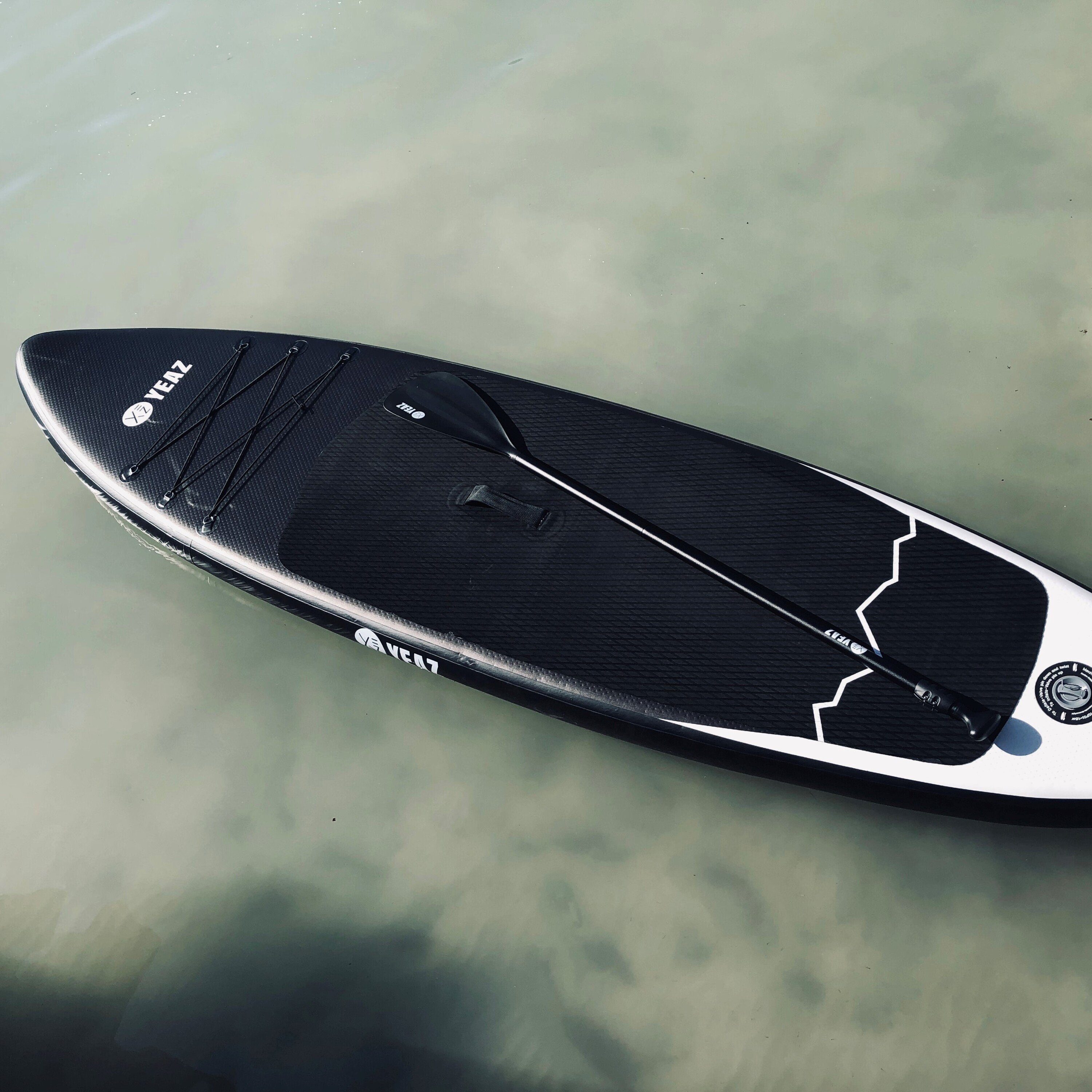 YEAZ Inflatable SUP-Board NALU - AQUATREK - SET sup board und kit, Inflatable SUP Board, (Set), inkl. Zubehör wie Paddel, Handpumpe und Rucksack