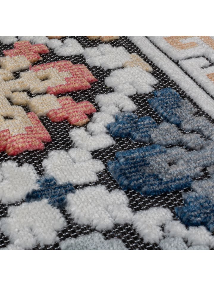 KADIMA DESIGN Farbenfroher UV-beständiger Terrassen-Teppich günstig kaufen
