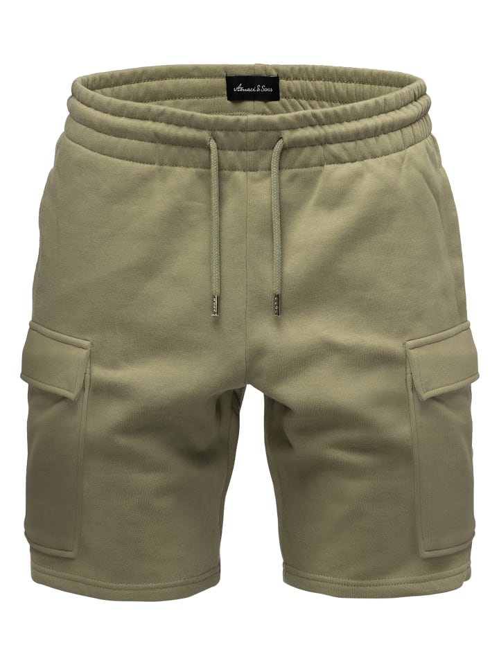 Amaci&Sons Cargoshorts CLERMONT in Olive günstig kaufen