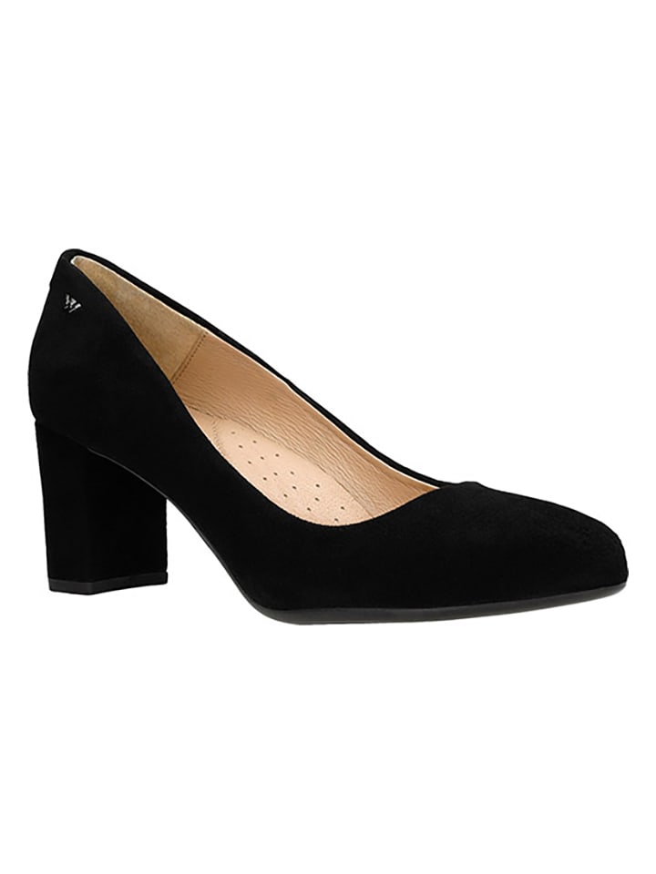 Wojas Leder-Pumps in Schwarz günstig kaufen