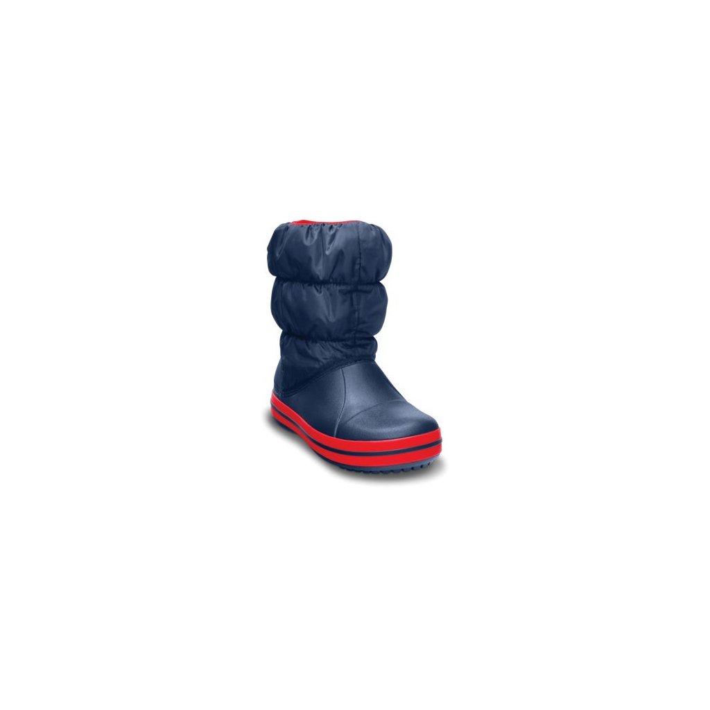 Crocs Winter Puff Boot Navy/Red Schneestiefel
