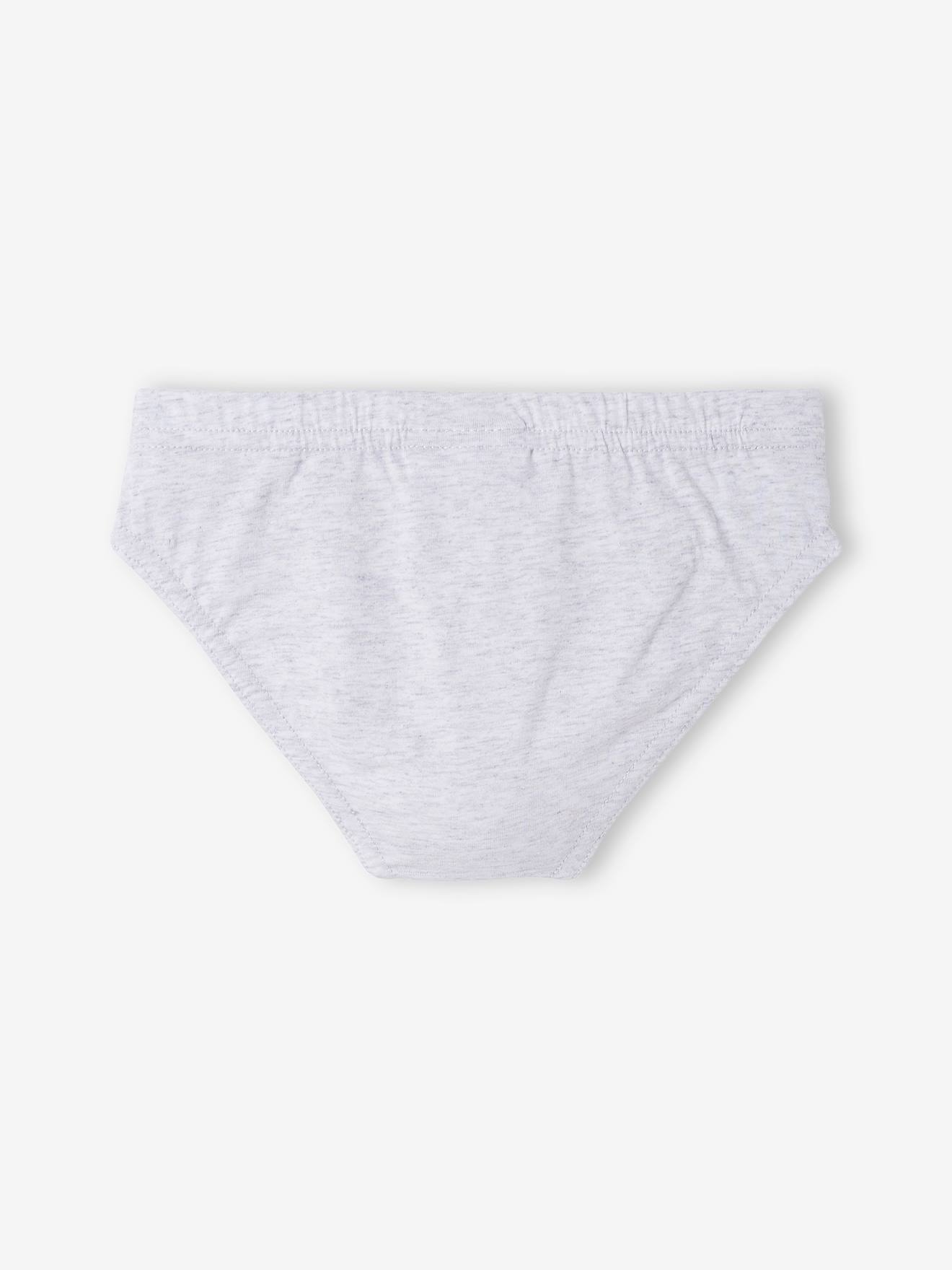 Lot de 7 slips DS® Mickey gris, gris chiné et bleu