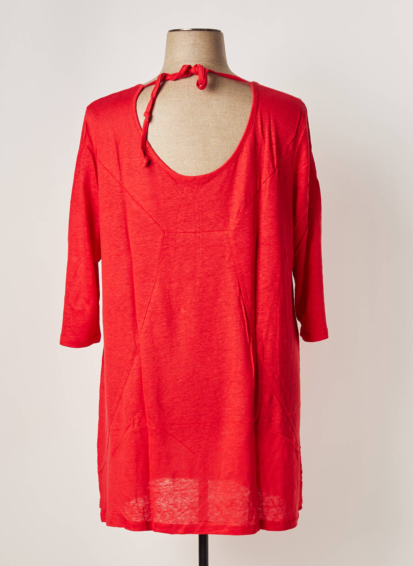G Oze Tuniquemanchelongue Femme couleur rouge