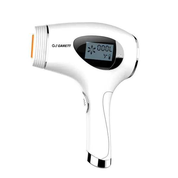 Αποτριχωτική Μηχανή Garett Beauty Flash IPL Λευκή και Ασημί