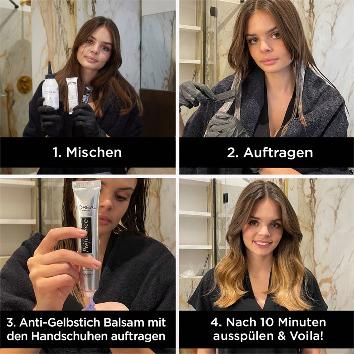 Glänzendes Ombré