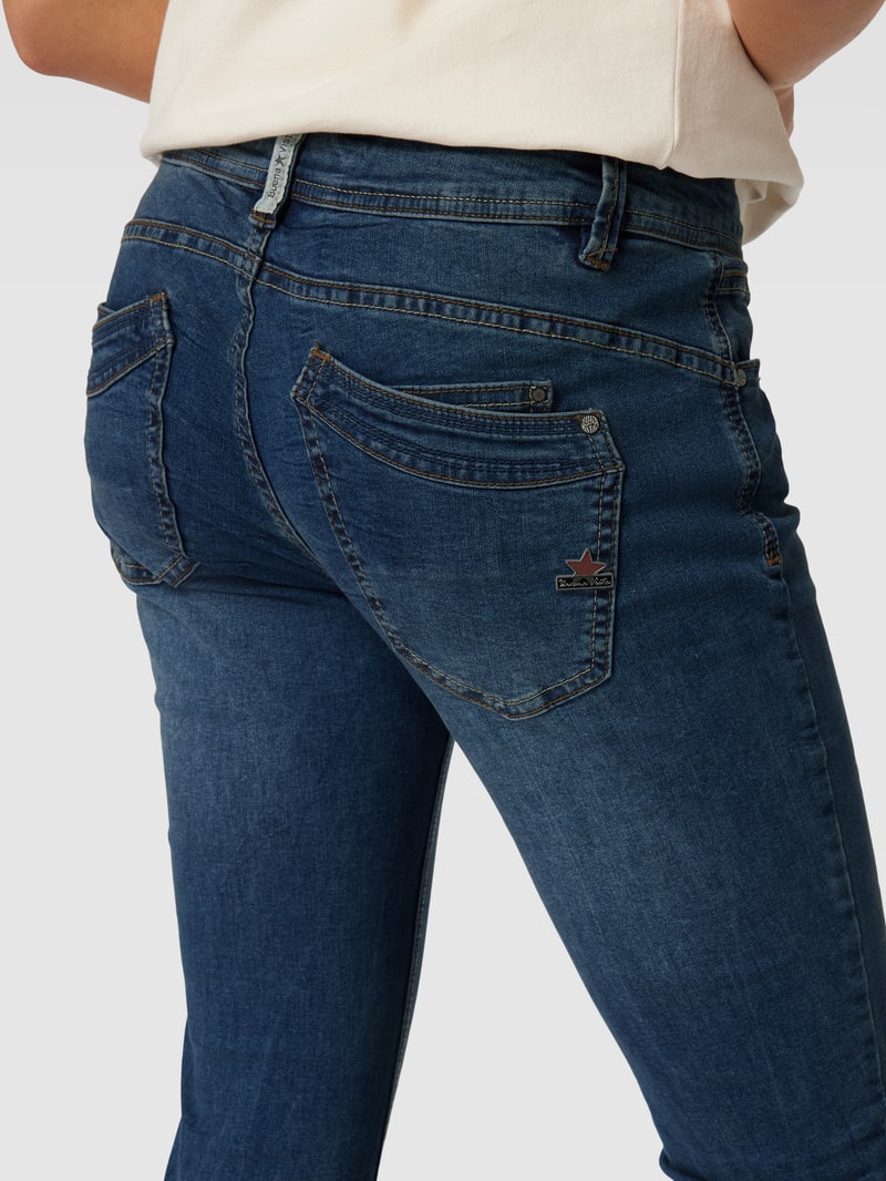 Jeans im 5-Pocket-Design Modell 'Malibu' in blau