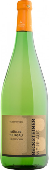 Becksteiner Weinhaus Müller-Thurgau halbtrocken 1,0 L - Becksteiner Winzer eG