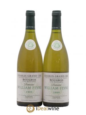 Chablis Grand Cru Bougros Côte Bouguerots William Fèvre (Domaine)  1999 - Lot de 2 Bouteilles