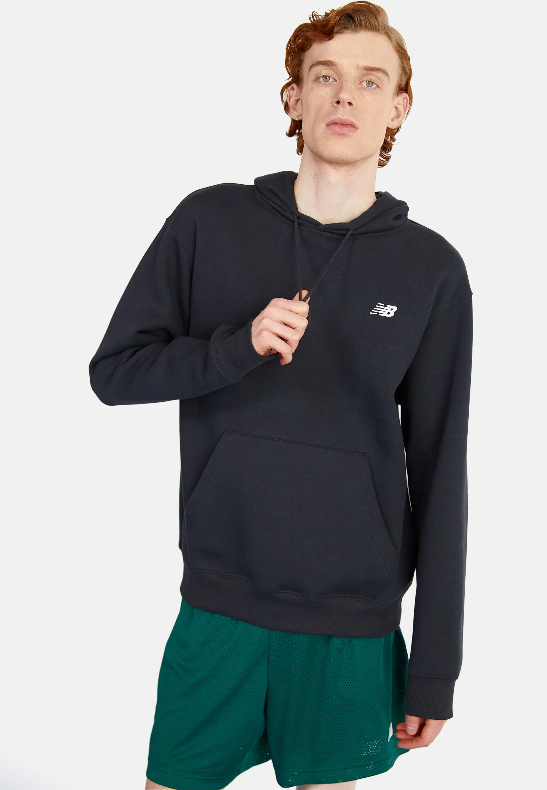 Sudadera con capucha New Balance Sport Essentials Small Logo Brushed - Sudadera