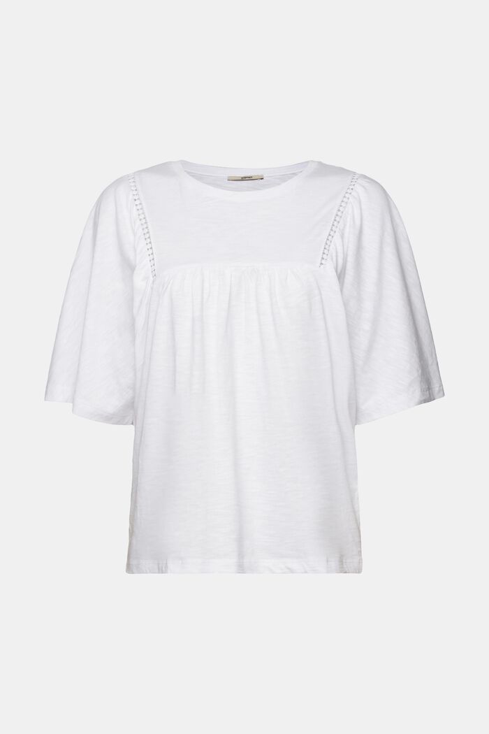 Ausgestelltes T-Shirt, 100 % Baumwolle