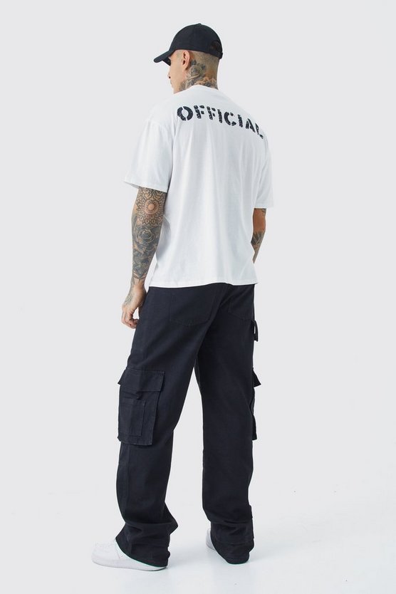 Tall Oversize T-Shirt mit Official Print