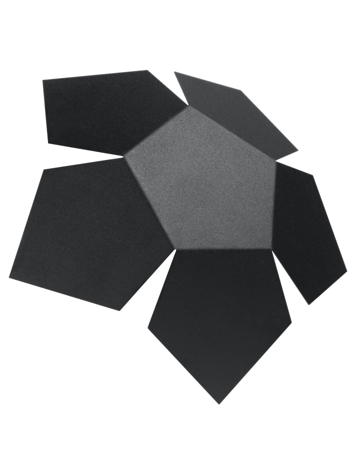 Nice Lamps Wandleuchte IZAR in Schwarz H 8 cm günstig kaufen onesize